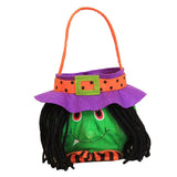 Maxbell Halloween Storage Bag Tote Pouch Sack Candy Gift Bag Handbag Green Witch - Aladdin Shoppers