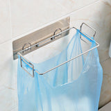 Maxbell Stainless Steel Trash Bag Rack Bathroom Towel Holder Kitchen Rubbish Storage