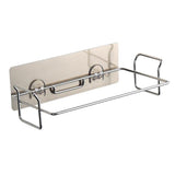 Maxbell Stainless Steel Trash Bag Rack Bathroom Towel Holder Kitchen Rubbish Storage