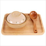 Maxbell Japanese Style Wooden Soup Spoon Ladle Kitchen Hot Pot Spoon Tableware
