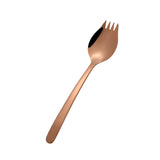 Maxbell Outdoor Stainless Steel Spoon Spork Practical Cutlery Flatware Rose Gold