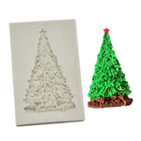 Maxbell Silicone Christmas Tree Mold Soap Clay Chocolate Mould Sugarcraft Baking Tool DIY Xmas Party Cake Decoration - Aladdin Shoppers