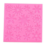 Maxbell Christmas Snowflakes Silicone Mold Fondant Cake Border Cupcake Mould Decoration Tool, 3.94x 3.94inch - Aladdin Shoppers