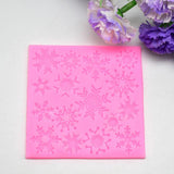 Maxbell Christmas Snowflakes Silicone Mold Fondant Cake Border Cupcake Mould Decoration Tool, 3.94x 3.94inch - Aladdin Shoppers