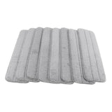 Maxbell 8 Pack Microfiber Mop Pads Head, Wet Dry Mops Refill for Deerma Water Spray Mop Sweeper, Gray - Aladdin Shoppers