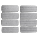 Maxbell 8 Pack Microfiber Mop Pads Head, Wet Dry Mops Refill for Deerma Water Spray Mop Sweeper, Gray - Aladdin Shoppers