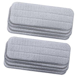 Maxbell 8 Pack Microfiber Mop Pads Head, Wet Dry Mops Refill for Deerma Water Spray Mop Sweeper, Gray - Aladdin Shoppers