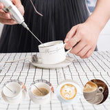 Maxbell Handheld Milk Frother Operated Coffee Frother Foam Cappuccino Latte Electric Whisk - Aladdin Shoppers