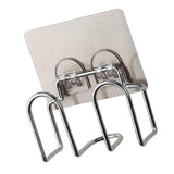 Maxbell Sponge Holder Sink Caddy Kitchen Brush Soap Dishwashing Liquid Drainer Rack Stainless Steel - Aladdin Shoppers