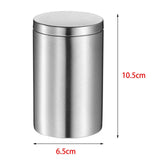 Maxbell Round Sealed Cigarette Storage Jar Coffee Sugar Tea Canister Stainless Steel - Aladdin Shoppers