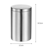 Maxbell Round Sealed Cigarette Storage Jar Coffee Sugar Tea Canister Stainless Steel - Aladdin Shoppers