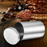 Maxbell Round Sealed Cigarette Storage Jar Coffee Sugar Tea Canister Stainless Steel - Aladdin Shoppers