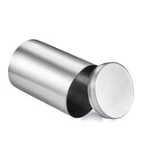 Maxbell Round Sealed Cigarette Storage Jar Coffee Sugar Tea Canister Stainless Steel - Aladdin Shoppers