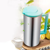 Stainless Steel Water Pitcher Juice Jar Beverage Serving Jugs Green