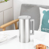Maxbell 4xStainless Steel Water Pitcher Juice Jar Beverage Serving Jugs Grey