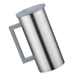 Maxbell 4xStainless Steel Water Pitcher Juice Jar Beverage Serving Jugs Grey