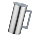 Maxbell 4xStainless Steel Water Pitcher Juice Jar Beverage Serving Jugs Grey