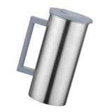 Maxbell 4xStainless Steel Water Pitcher Juice Jar Beverage Serving Jugs Grey