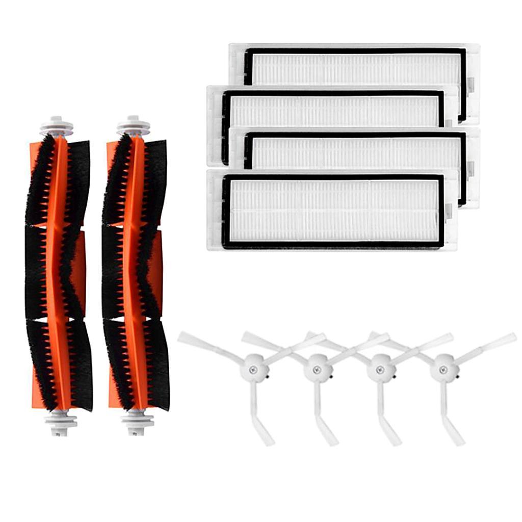 Maxbell Maxbell Vacuum Cleaner Accessories/Fittings for Xiaomi Mi Robot - 2pcs Main Brushes + 4pcs Side Brushes + 4 pcs Filters