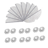 Maxbell 10pcs Mopping Pads + 12pcs Water Tank Filters for Xiaomi Mi Mijia Roborock - Replacement Parts - Aladdin Shoppers
