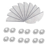 Maxbell 10pcs Mopping Pads + 12pcs Water Tank Filters for Xiaomi Mi Mijia Roborock - Replacement Parts - Aladdin Shoppers