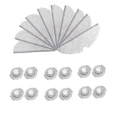Maxbell 10pcs Mopping Pads + 12pcs Water Tank Filters for Xiaomi Mi Mijia Roborock - Replacement Parts - Aladdin Shoppers