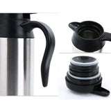 Maxbell Car Electric Travel Kettle Stainless Steel Vacuum Insulated Water Pot 12V - Aladdin Shoppers