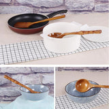 Maxbell Natural Wooden Spoon, Classic Wooden Tableware Kitchen Soup Spoon, Porridge, Kitchen Sauces Soups Cooking Tools - Aladdin Shoppers