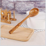 Maxbell Natural Wooden Spoon, Classic Wooden Tableware Kitchen Soup Spoon, Porridge, Kitchen Sauces Soups Cooking Tools - Aladdin Shoppers