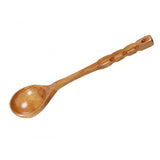 Maxbell Natural Wooden Spoon, Classic Wooden Tableware Kitchen Soup Spoon, Porridge, Kitchen Sauces Soups Cooking Tools - Aladdin Shoppers