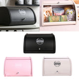 2pcs Iron Bread Box Retro Bread Bin Cake Basket Storage Organizer