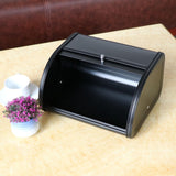 2pcs Iron Bread Box Retro Bread Bin Cake Basket Storage Organizer