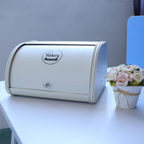 2pcs Iron Bread Box Retro Bread Bin Cake Basket Storage Organizer