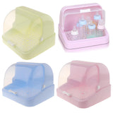 Maxbell Milk Bottle Organizer Baby Bottle Dishes Container Food Storage Box Pink - Aladdin Shoppers