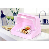 Maxbell Milk Bottle Organizer Baby Bottle Dishes Container Food Storage Box Pink - Aladdin Shoppers