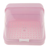 Maxbell Milk Bottle Organizer Baby Bottle Dishes Container Food Storage Box Pink - Aladdin Shoppers