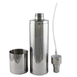 Maxbell Olive Oil Dispenser Stainless Steel Oil Sprayer Vinegar Bottle for Cooking Baking Oil Sprayer Bottles, 250ml, Silver - Aladdin Shoppers