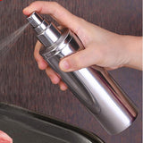 Maxbell Olive Oil Dispenser Stainless Steel Oil Sprayer Vinegar Bottle for Cooking Baking Oil Sprayer Bottles, 250ml, Silver - Aladdin Shoppers