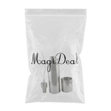 Maxbell Olive Oil Dispenser Stainless Steel Oil Sprayer Vinegar Bottle for Cooking Baking Oil Sprayer Bottles, 250ml, Silver - Aladdin Shoppers