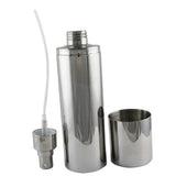 Maxbell Olive Oil Dispenser Stainless Steel Oil Sprayer Vinegar Bottle for Cooking Baking Oil Sprayer Bottles, 250ml, Silver - Aladdin Shoppers