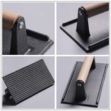 Durable Cast Iron Meat Grill Press for Pan Oven Griddle Skillet 3-5pcs 4pcs