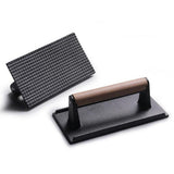 Durable Cast Iron Meat Grill Press for Pan Oven Griddle Skillet 3-5pcs 4pcs