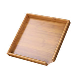 Maxbell Maxbell Bamboo Serving Tray Gongfu Style Tea Tabletop Natural Wooden Breakfast Serving Plate, loose Tea Collections Tray, Tea Tools