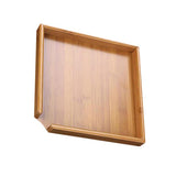 Maxbell Maxbell Bamboo Serving Tray Gongfu Style Tea Tabletop Natural Wooden Breakfast Serving Plate, loose Tea Collections Tray, Tea Tools