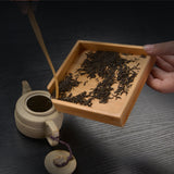 Maxbell Maxbell Bamboo Serving Tray Gongfu Style Tea Tabletop Natural Wooden Breakfast Serving Plate, loose Tea Collections Tray, Tea Tools