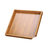 Maxbell Maxbell Bamboo Serving Tray Gongfu Style Tea Tabletop Natural Wooden Breakfast Serving Plate, loose Tea Collections Tray, Tea Tools