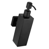 2pcs Soap Pump Shampoo Dispenser Lotion Bottle Container Wall Mounted Square