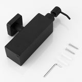 2pcs Soap Pump Shampoo Dispenser Lotion Bottle Container Wall Mounted Square