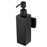 2pcs Soap Pump Shampoo Dispenser Lotion Bottle Container Wall Mounted Square