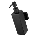 2pcs Soap Pump Shampoo Dispenser Lotion Bottle Container Wall Mounted Square